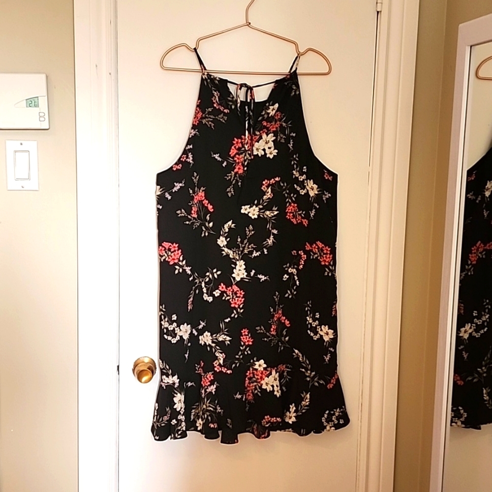 Naked Zebra black dress